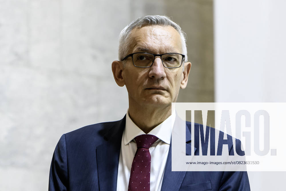 German Foreign Minister Johann Wadephul During Visit To Kyiv German Ambassador to Ukraine Martin Jager stands before the start of the press conference in Kyiv, Ukraine, on June 30, 2025 Kyiv Ukraine