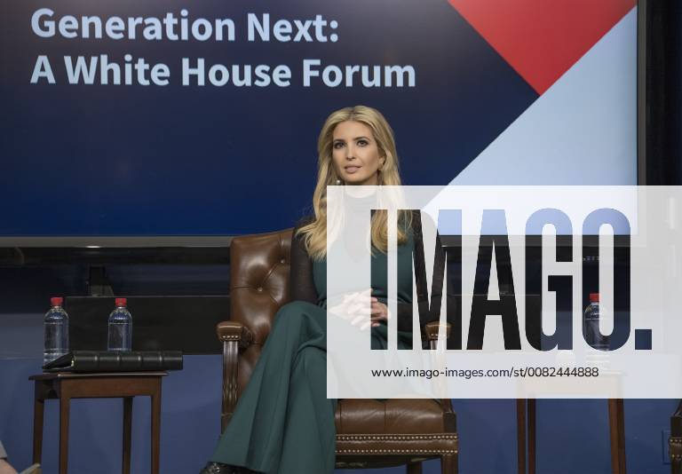 Washington, District of Columbia, United States of America - Ivanka Trump participates in a panel discussion at the Generation Next Summit at the White House in Washington, DC on Thursday, March 22, 2018..Credit: CNP Washington United States of America - ZUMAs152 20180322_zaa_s152_003