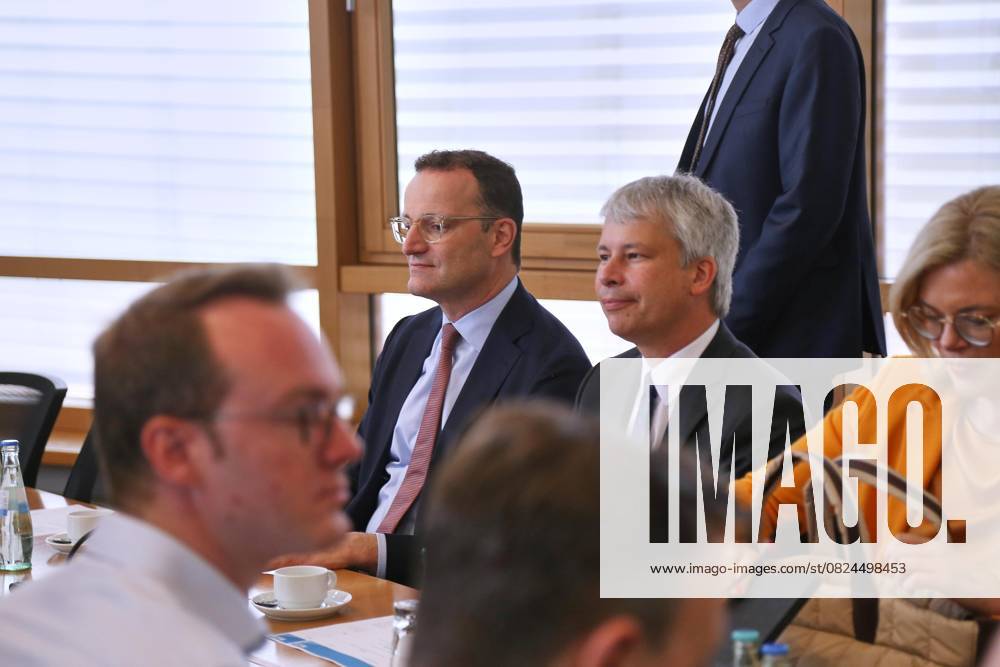 Konrad Adenauer Haus CDU Federal Executive Committee meeting At the table on the right L R Jens Spahn, Steffen Bilger, Julia Klöckner, on the left Bastian Schneider, Paul Ziemiak