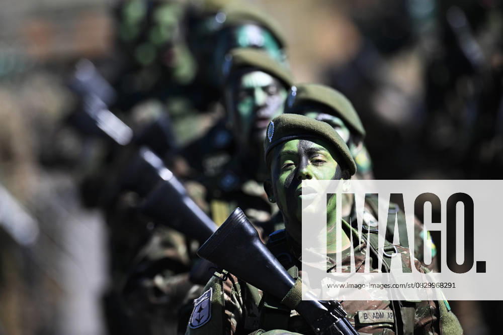 Brazilian president Lula da Silva attends Soldier s Day ceremony in Brasilia BRASILIA, BRAZIL - AUGUST 22: Soldiers of Brazilian armed forces participate in a parade during the ceremony marking Soldier s Day at the Army headquarters in Brasilia, Brazil on August 22, 2024. Brazil World. Editorial use only. Please get in touch for any other usage.