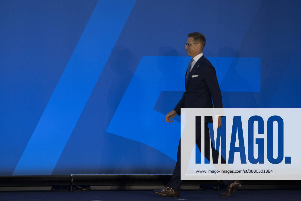 Finland s President Alexander Stubb attends NATO summit in US WASHINGTON, DC - JULY 10: Finland s President Alexander Stubb attends the 75th NATO anniversary summit at the Walter E. Washington Convention Center on July 10, 2024 in Washington D.C., USA. Washington United States. Editorial use only. Please get in touch for any other usage.