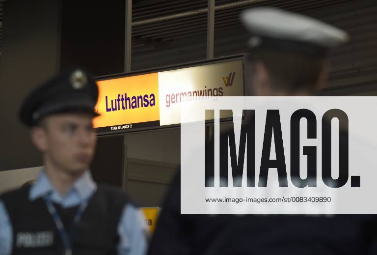 - DUSSELDORF, GERMANY: Illustration picture shows the Lufthansa and Germanwings logo at Dusseldorf airport, in Dusseldorf, Germany, Tuesday 24 March 2015, after a Germanwings airliner crashed near a ski resort in the French Alps. The Airbus A320 belonged to Germanwings, a low-cost affiliate of German airline Lufthansa, was travelling from the Spanish coastal city of Barcelona to the German city of Dusseldorf. All 148 people on board feared dead, officials said. JOHNxTHYS x76652096x