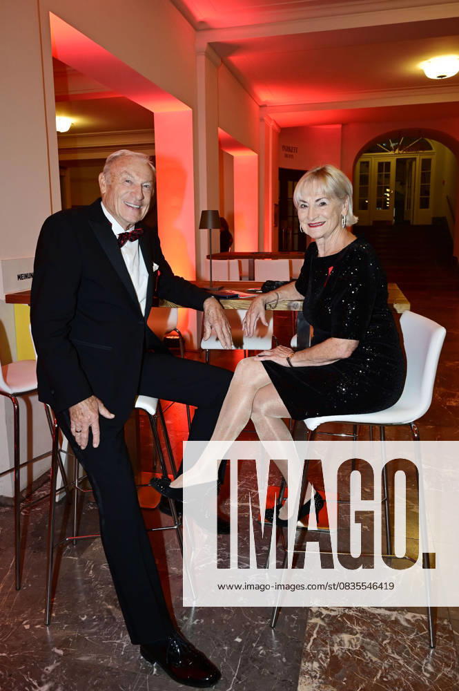 Eduard Geyer with his wife Angelika Geyer at the 17 Hope Gala 2025 at Schauspielhaus Dresden, 27 09 2025 Foto:xM.xWehnertx xFuturexImagex hope_5918