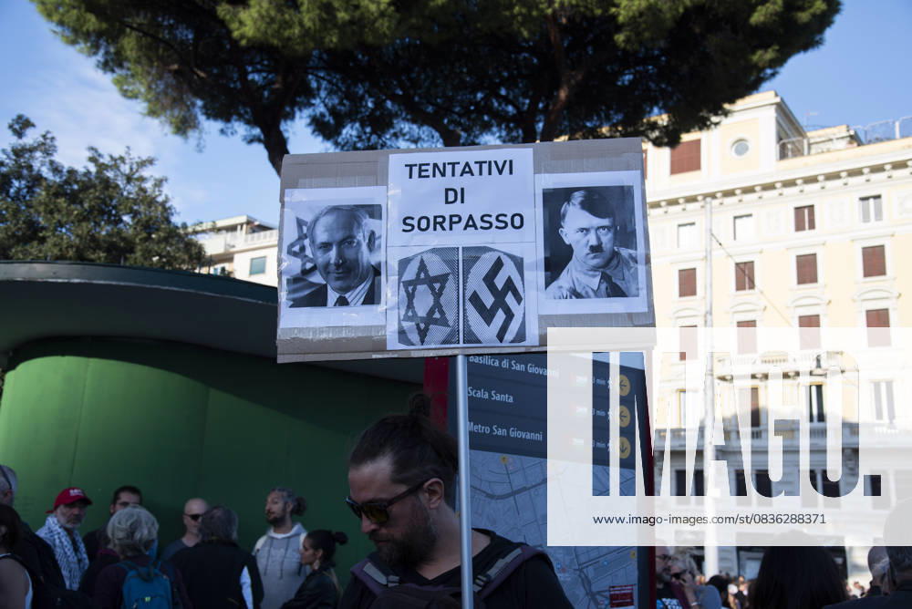Photo IPP Diego Nangano Cappello Rome 04 10 2025 National Pro Palestine demonstration in the photo demonstrators marching in support of Palestine Italy Photo Press World Copyright