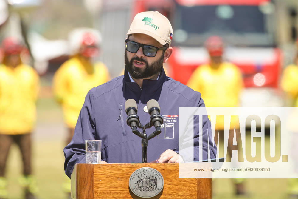 The President of the Republic, Gabriel Boric Font, heads the launching of the Action Plan 2025 2026 for the prevention, mitigation and control of forest fires Diego Martin Aton Chile, Aton 1050711 jpeg