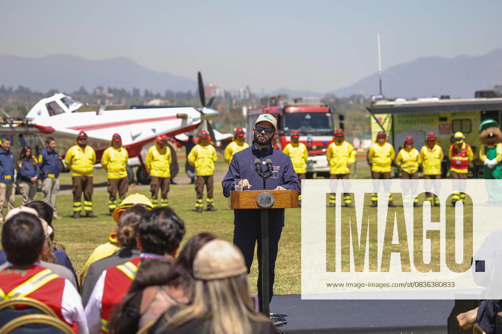 The President of the Republic, Gabriel Boric Font, heads the launching of the Action Plan 2025 2026 for the prevention, mitigation and control of forest fires Diego Martin Aton Chile, Aton 1050717 jpeg