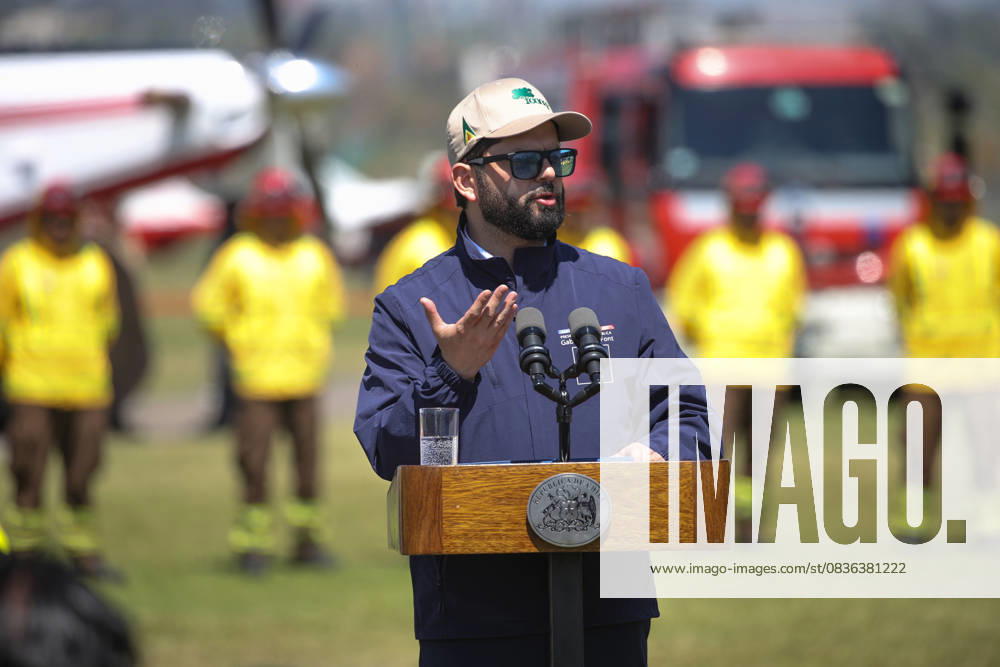 The President of the Republic, Gabriel Boric Font, heads the launching of the Action Plan 2025 2026 for the prevention, mitigation and control of forest fires Diego Martin Aton Chile, Aton 1050732 jpeg