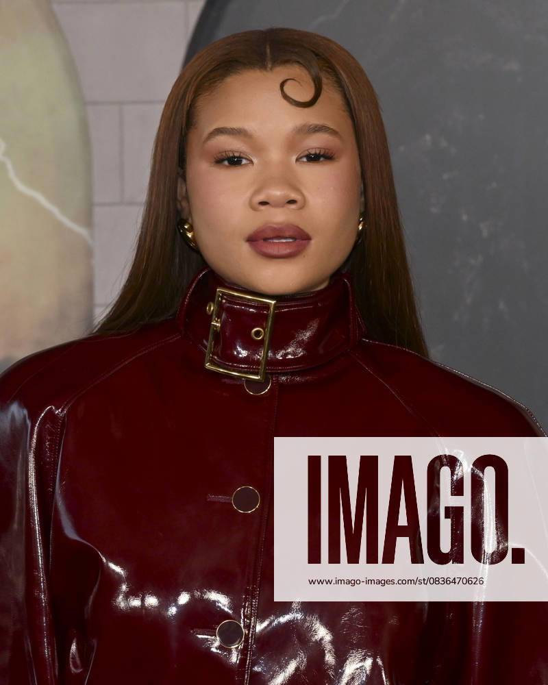 American actress STORM REID attends the Los Angeles red carpet premiere of Netflix s Frankenstein Los Angeles USA - ZUMAb173 20251006_aap_b173_133