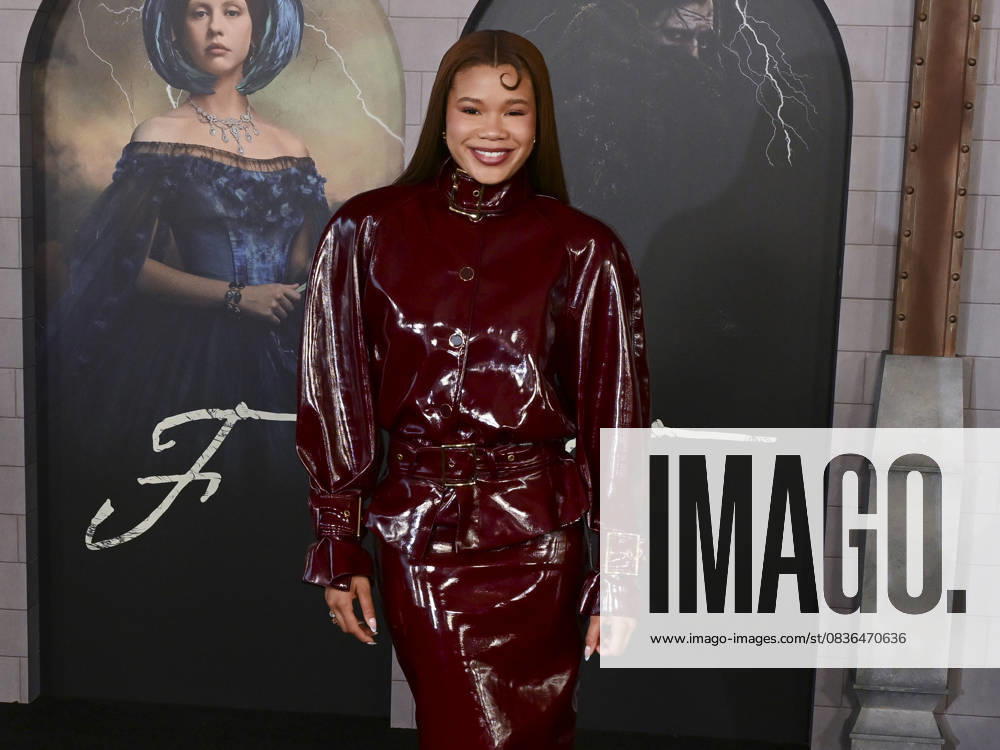 American actress STORM REID attends the Los Angeles red carpet premiere of Netflix s Frankenstein Los Angeles USA - ZUMAb173 20251006_aap_b173_143