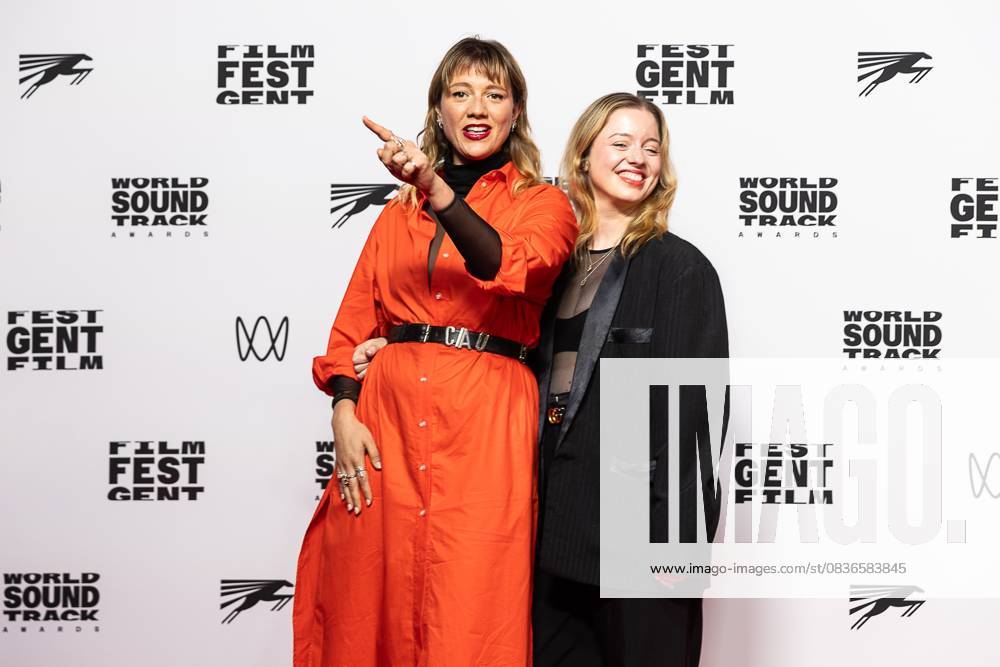 Actress Anemone Valcke (L) pictured during the opening night of the 52th edition of the Film Fest Gent film festival in Gent on Wednesday 08 October 2025. The film Julian by Flemish director Cato Kusters opens tonight of the film festival (08-19 10). JAMESxARTHURxGEKIERE 136360307