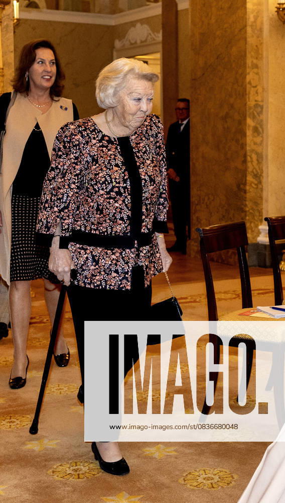 Palace Princess Beatrix, attended the 2025 Appeltjes van Oranje (Apples of Orange) awards at palace Noordeinde in The Hague. Â