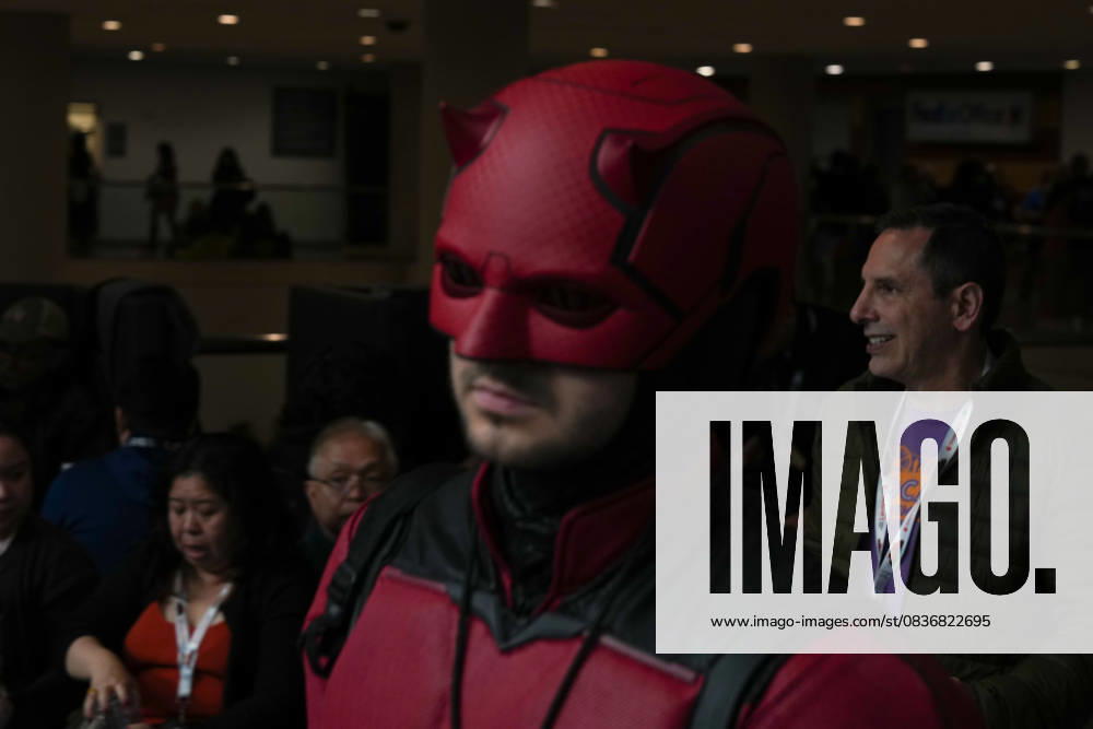 A man in cosplay at the New York Comic Con at the Jacob K. Javits Convention Center on October 10, 2025 in New York. New York USA - ZUMAb148 20251010_zap_b148_059