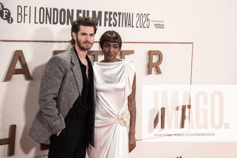 Andrew Garfield and Ayo Edebiri attend the Headline Gala screening of After The Hunt during the 69th BFI London Film Festival at The Royal Festival Hall. London United Kingdom - ZUMAs197 20251011_aaa_s197_328