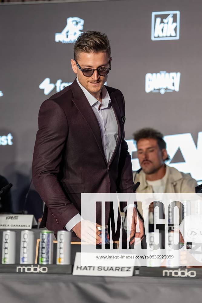 Press conference Fame Fighting 2025 Tommy Pedroni at the press conference for Fame Fighting 2025 on 11 10 2025 at the Atlantic Hotel Essen Essen Atlantic Hotel Nordrhein Westfalen