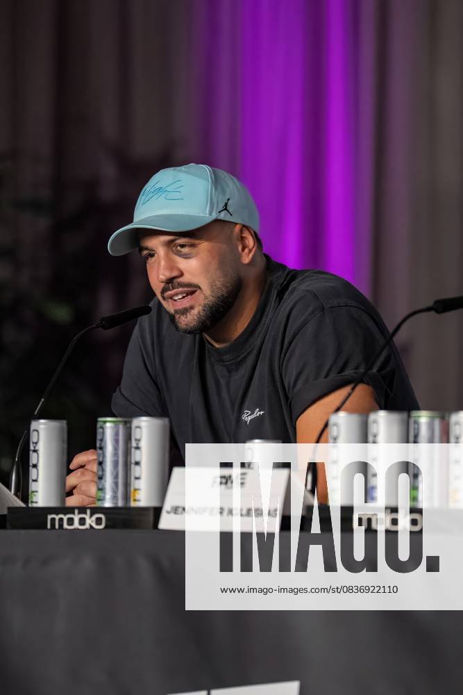 Press conference Fame Fighting 2025 Yasin Cilingir at the press conference for Fame Fighting 2025 on 11 10 2025 at the Atlantic Hotel Essen Essen Atlantic Hotel Nordrhein Westfalen