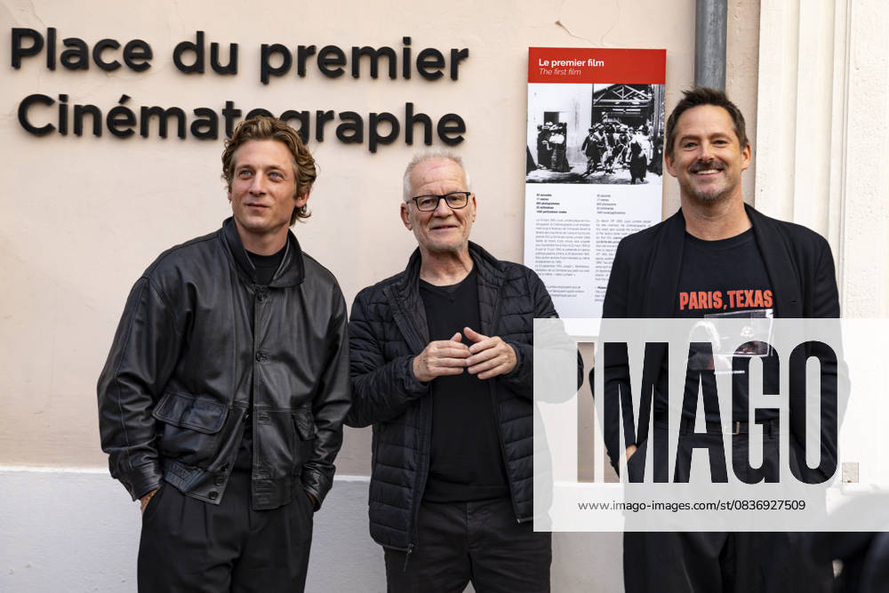 PEOPLE: Festival Lumiere - Lyon 12 10 2025 Thierry FrÃ maux accueille Scott Cooper et Jeremy Allen White qui prÃ sentent en avant-premiere le film Walt Disney Springsteen : deliver me from nowherelors du Festival Lumiere 2025 Ã Lyon le 12 10 2025. Photo Sandrine Thesillat PsNewZ