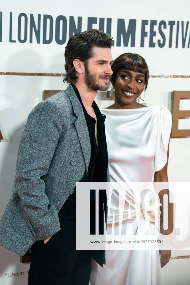 Andrew Garfield and Ayo Edebiri attend the After the Hunt Headline Gala at the 69th BFI London Film Festival at The Royal Festival Hall. London United Kingdom - ZUMAunt 20251011_aaa_s197_282