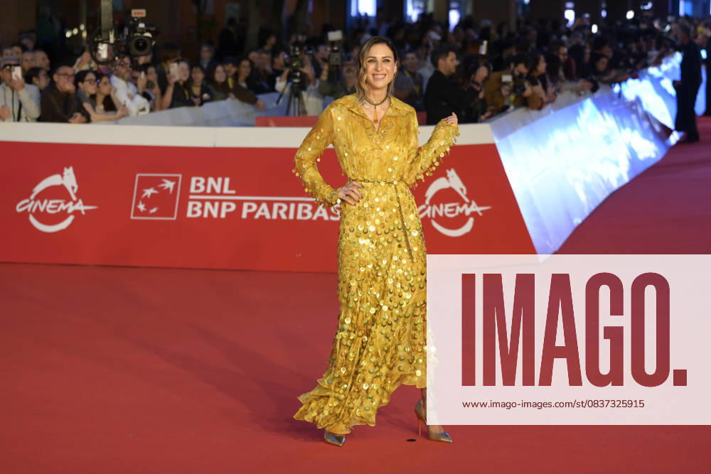 Ema Stokholma attends the red carpet of movie La vita va così during the Rome Film Fest 2025 at Auditorium Parco Della Musica. Rome Italy - ZUMAs197 20251015_aaa_s197_145