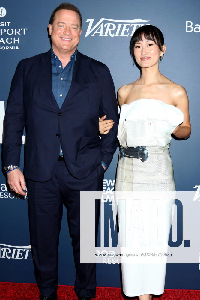 LOS ANGELES - OCT 19: Brendan Fraser, Mari Yamamoto at the 2025 Newport Beach Film Festival HONORS at the Balboa Bay Club on October 19, 2025 in Newport Beach, CA Newport Beach USA - ZUMAnc22 20251019_zaa_nc22_189