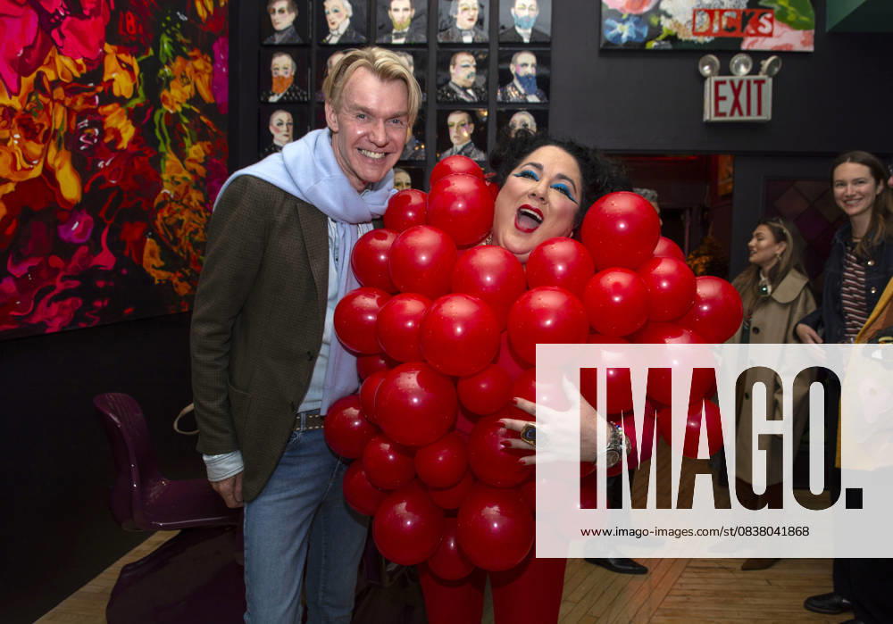 Ken Downing and Ashley Longshore attend Ashley Longshore Great Jones Pop-Up Launch Celebration. Held at 47 Great Jones Street in New York. Zuma Press October 21, 2025. New York United States - ZUMAp281 20251021_zea_p281_056