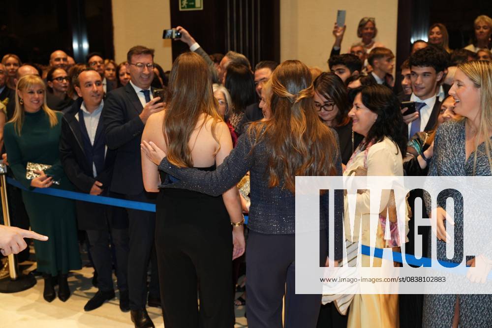 Spanish King Felipe VI and Queen Letizia with Princess Leonor de Borbon and Sofia de Borbon during the celebration of the 33th edition of the concert of the Princess of Asturias Awards 2025 in Oviedo, on Thursday 23 October 2025. Cordon Press