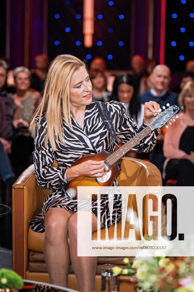 MDR Riverboat singer Stefanie Hertel on the occasion of the recording of the MDR talk show Riverboat on 24 10 2025 at Mediacity Leipzig 20251024SFL0036