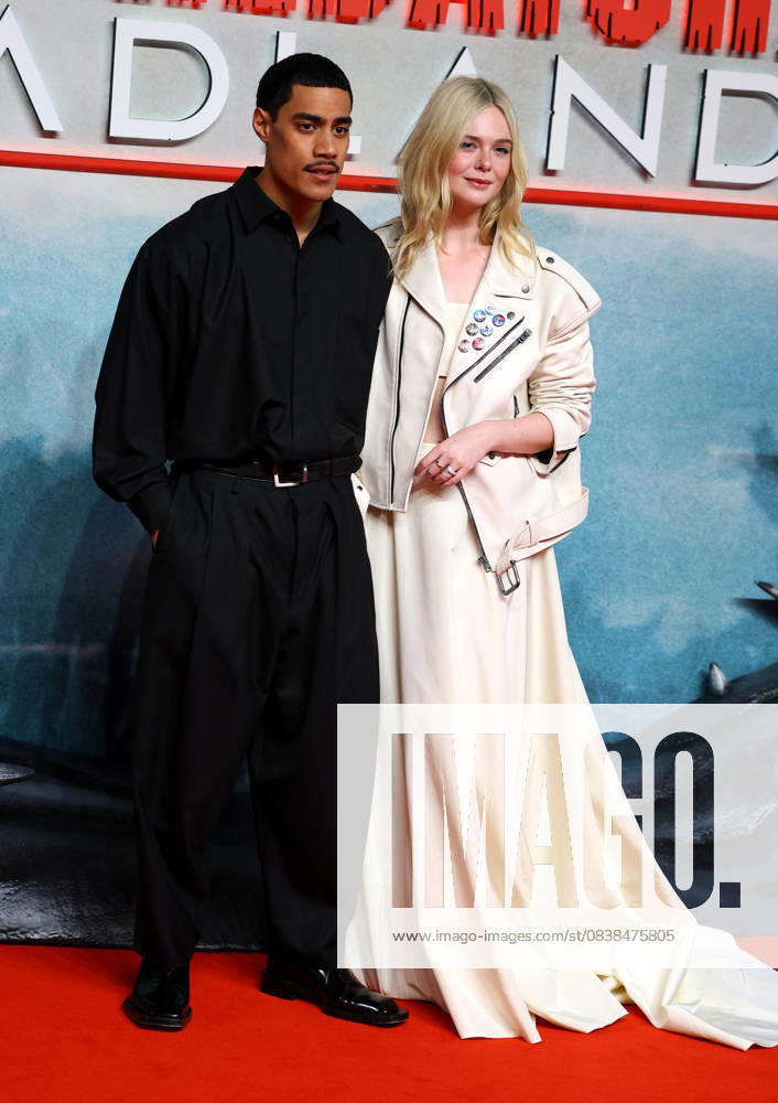 Dimitrius Schuster-Koloamatangi and Elle Fanning attend the UK Special Screening of Predator: Badlands at BFI IMAX. London United Kingdom - ZUMAs197 20251027_aaa_s197_099