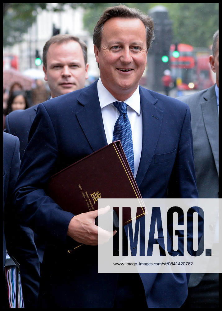 London, United Kingdom. David Cameron diagnosed with prostate cancer. Former Prime Minister David Cameron has today annoucned in an interview with The Sunday Times that he has been diagnosed with Prostate Cancer. Lord Cameron says the test came following his wife Samantha listening to an interview on the radio which spurred him on to get a test in 2024. Prime Minister David Cameron walks across Whitehall on his way to Parliament as he leaves No10 Downing Street. 01 09 2014.