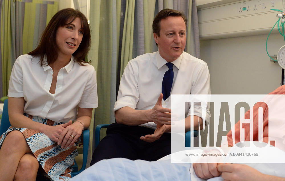 London, United Kingdom. David Cameron diagnosed with prostate cancer. Former Prime Minister David Cameron has today annoucned in an interview with The Sunday Times that he has been diagnosed with Prostate Cancer. Lord Cameron says the test came following his wife Samantha listening to an interview on the radio which spurred him on to get a test in 2024. The Prime Minister and his wife Samantha visit the Salford Royal Hospital during the Conservative Party Spring Forum in Manchester. 28 03 2015.
