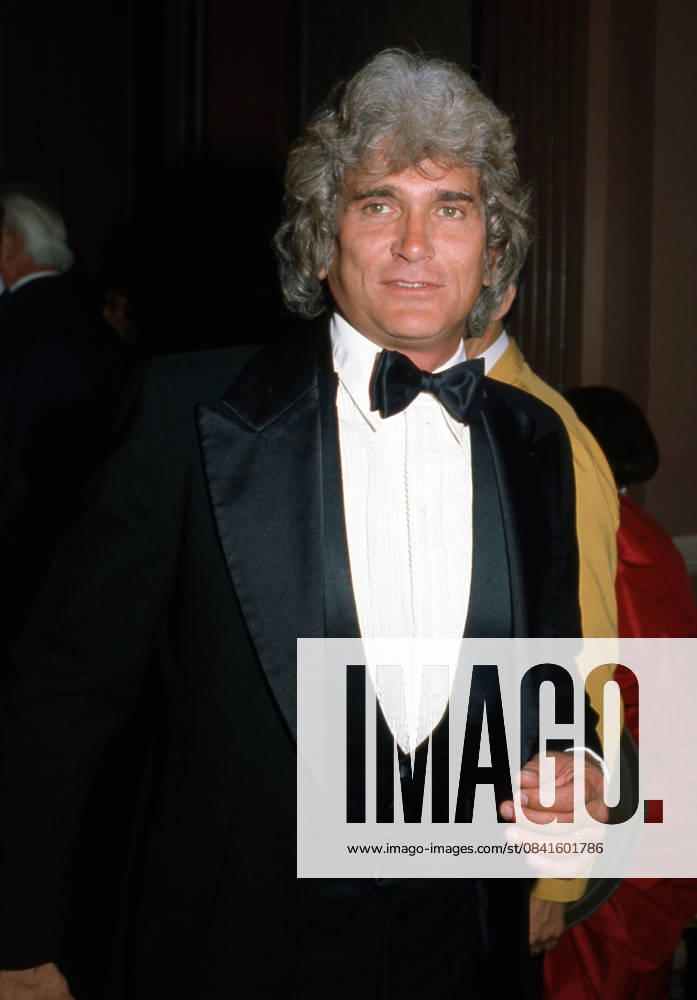 BEVERLY HILLS,CA - AUGUST 15: Actor Michael Landon at the Sam s Son Beverly Hills Premiere on August 15, 1984 at the Academy Theatre in Beverly Hills, California.