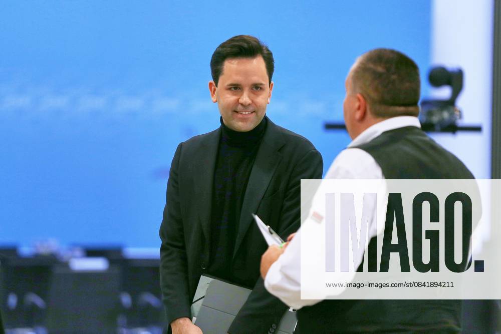 Konrad Adenauer Haus CDU Federal Executive Committee Meeting Junge Union Head Johannes Winkel