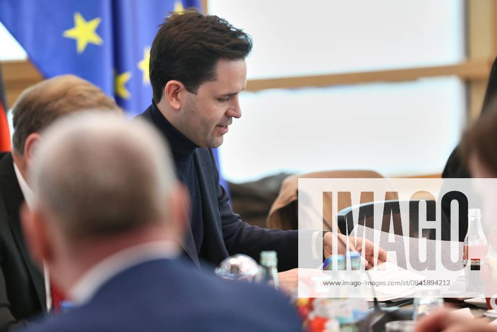 Konrad Adenauer Haus CDU Federal Executive Committee Meeting Junge Union Head Johannes Winkel