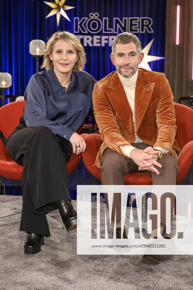 Susan Link and Micky Beisenherz at the recording of the WDR talk show Kölner Treff in WDR Studio BS 3 Cologne, 04 12 2025 Foto:xW.xRanderathx xFuturexImagex koelner_treff0412_5251