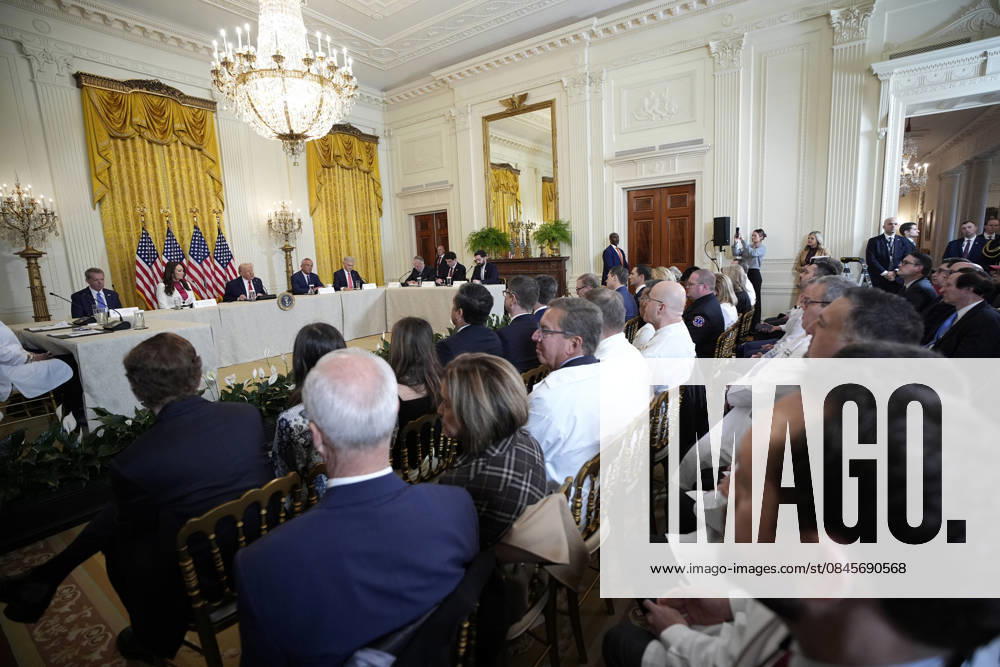President Donald Trump hosts a roundtable discussion on rural healthcare in the East Room of the White House in Washington, DC on Friday, January 16, 2026. WASP20260116109 YurixGripas