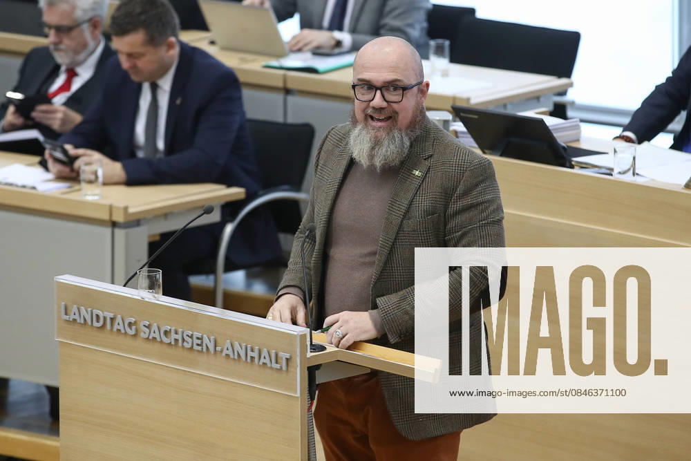 Saxony-Anhalt state parliament session, election of the Minister President Hans Thomas Tillschneider Alternative for Germany, AfD Magdeburg