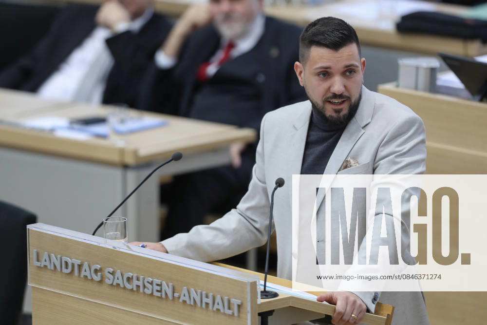 Saxony-Anhalt state parliament session, election of Minister President Tobias Rausch Alternative for Germany, AfD Magdeburg