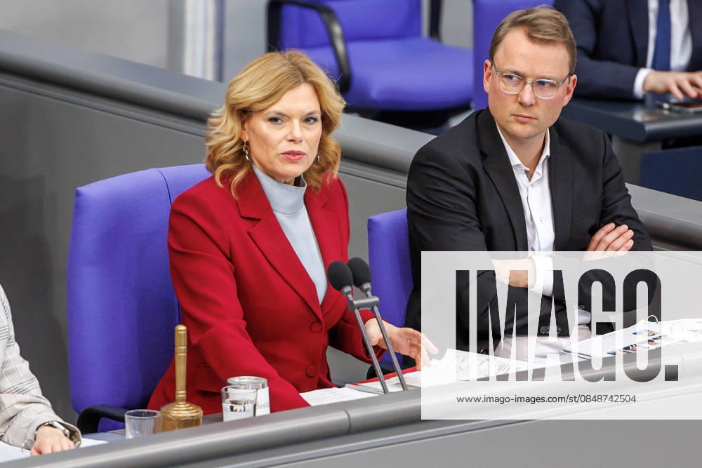 Bundestag Bundestag President Julia Klöckner at the questioning of the Federal Government in the German Bundestag on 25 02 26 in Berlin Berlin Berlin Germany Bundestag