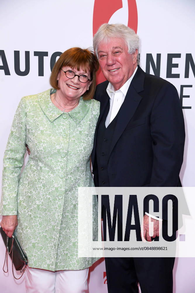 Rolf Zuckowski with his wife Monika Zuckowski at the 17 GERMAN MUSIC AUTHORINNEN PRIZE at The Ritz Carlton in Berlin on 26 02 2026