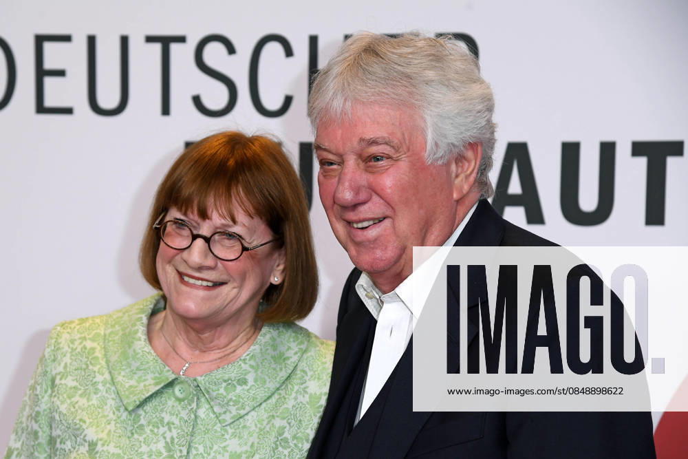 Rolf Zuckowski with his wife Monika Zuckowski at the 17 GERMAN MUSIC AUTHORINNEN PRIZE at The Ritz Carlton in Berlin on 26 02 2026