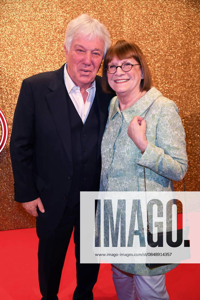 Rolf Zuckowski with his wife Monika Zuckowski at the 17 GERMAN MUSIC AUTHORINNEN PRIZE at The Ritz Carlton in Berlin on 26 02 2026