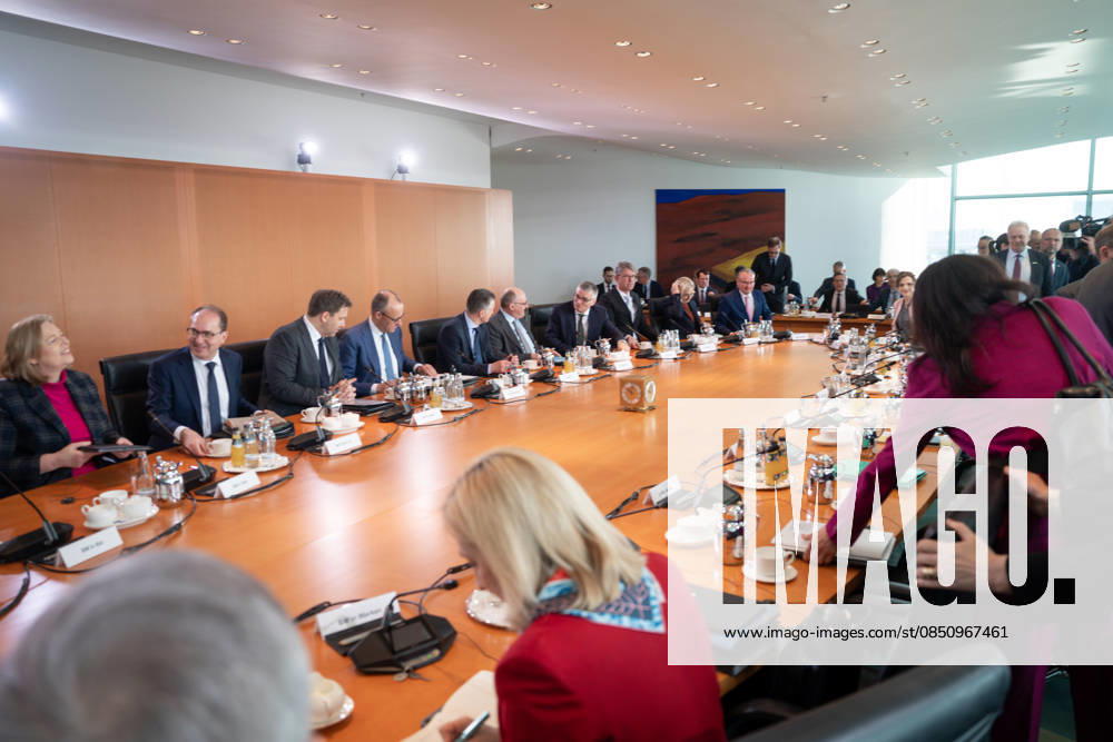 Meeting of the Federal Cabinet Current,18 03 2026 Berlin, Impression of the Cabinet meeting with the French Foreign Minister as guest , Meeting of the Federal Cabinet in the Federal Chancellery in Berlin Berlin Berlin Germany