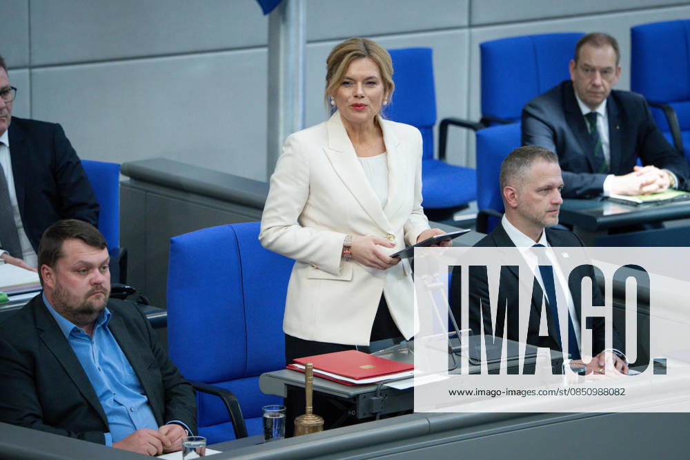 German Bundestag, 64 Plenary Session Julia Kloeckner the President of the German Bundestag, President of the Bundestag during her speech on 18 03 2026 the Day of Democracy at the presidency of the 64 session of the German Bundestag in Berlin, 18 03 2026 Berlin Berlin Germany