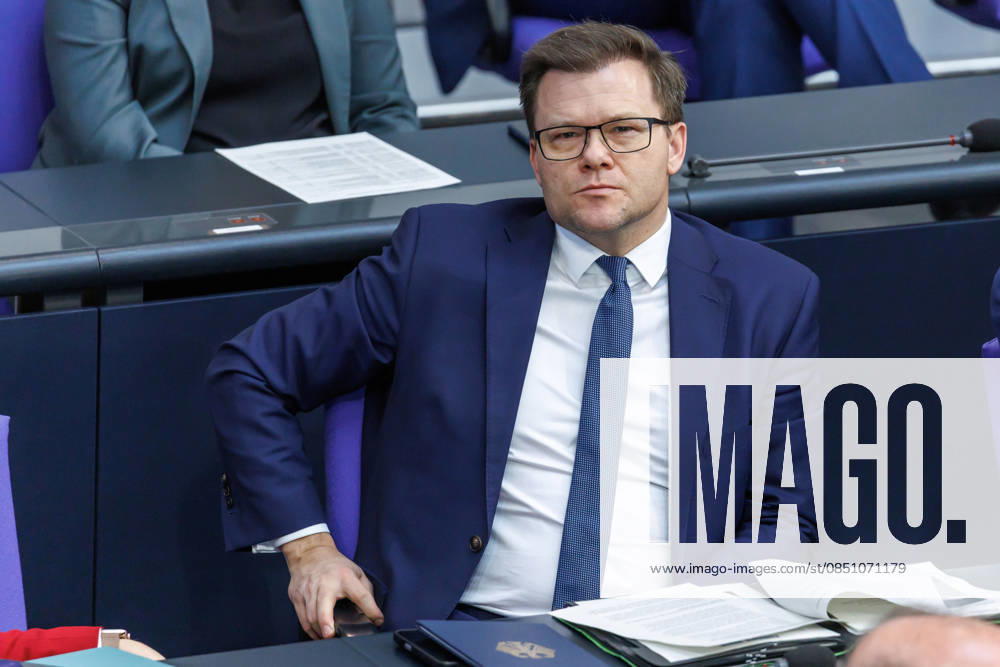 Bundestag Carsten Schneider SPD , Minister for the Environment, Climate Protection, Nature Conservation and Nuclear Safety, in the German Bundestag on 18 03 26 in Berlin Berlin Berlin Germany Bundestag