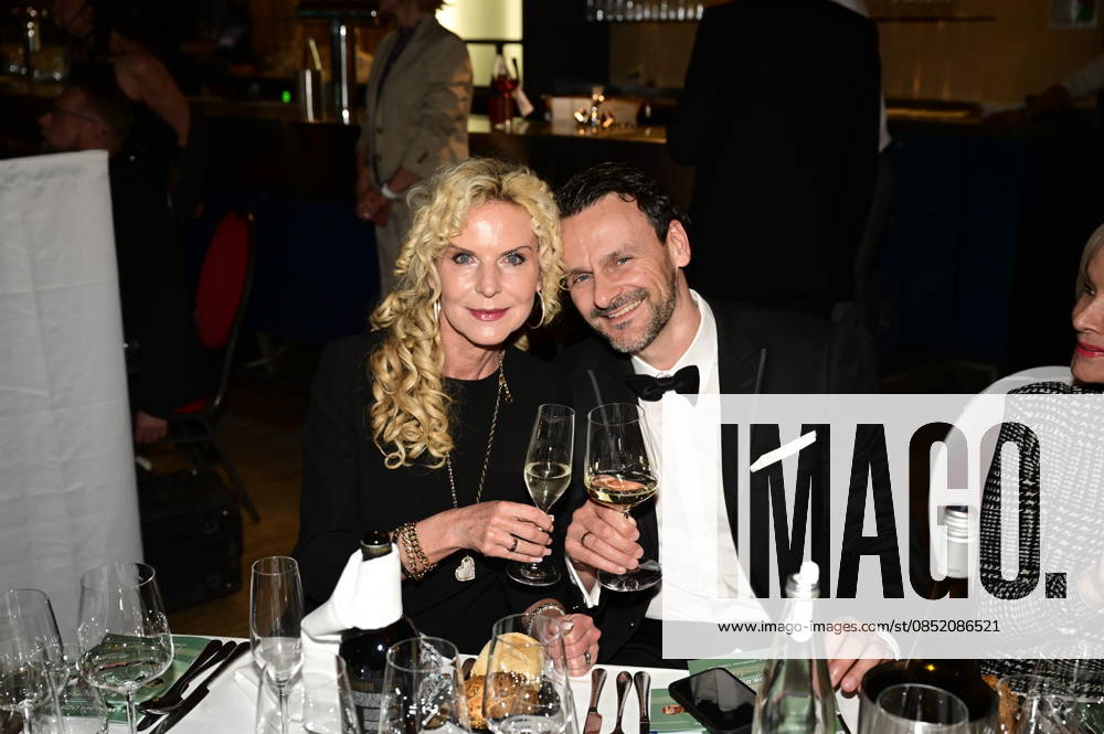 Victoria Herrmann with husband David Böthig at the 9 Windflüchter Charity Gala 2026 in aid of the Betroffen˜ foundation in the Störtebeker Brauquartier Stralsund