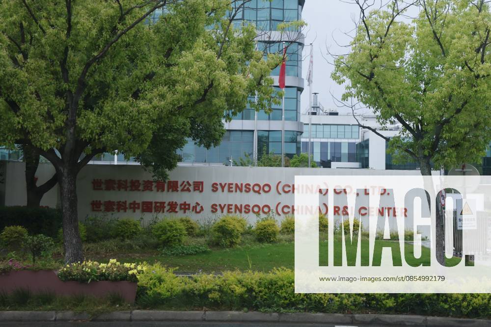 Illustration picture taken during a visit to Syensqo chemical factory in Shanghai, on the second day of a Belgian mission in China, on Tuesday 28 April 2026. From April 27th to May 1st, the Belgian delegation travel in China. NICOLASxMAETERLINCK 172266307