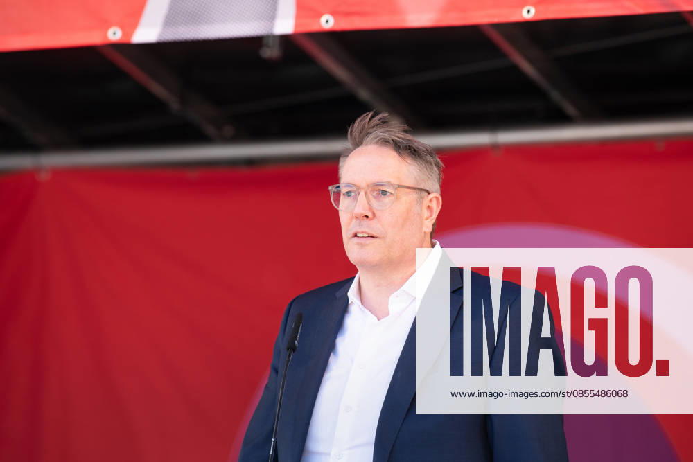 Prime Minister from Rhineland Palatinate Alexander Schweitzer, international Day the Work, Day the Work, Protest the Working people and the Working class, Trier, Germany 1133606864