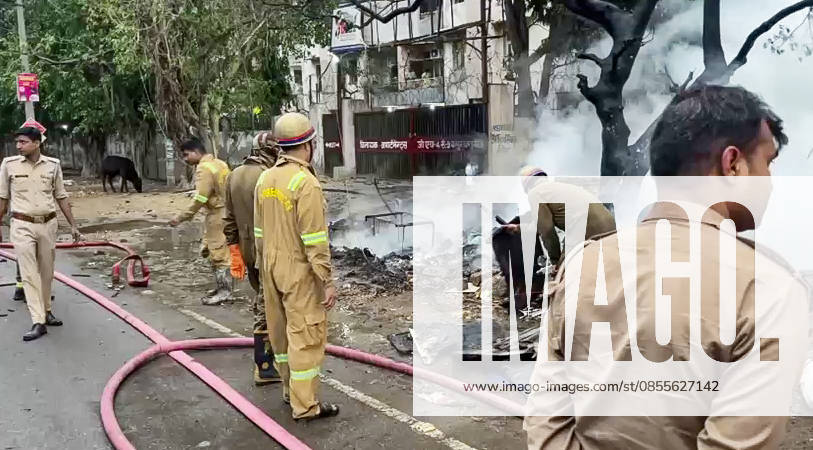Firefighting operations underway after fire breaks out at slums in Vasundhara Sector 9 Ghaziabad, May 04 (ANI): Firefighting operations underway after fire breaks out at slums in Vasundhara Sector 9, in Ghaziabad on Monday. (Fire Department ANI Video Grab) Ghaziabad Uttar Pradesh India