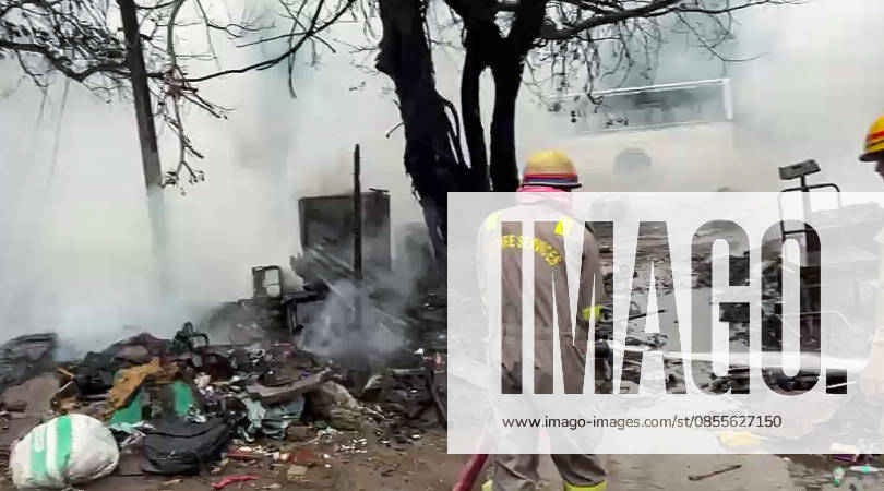 Firefighting operations underway after fire breaks out at slums in Vasundhara Sector 9 Ghaziabad, May 04 (ANI): Firefighting operations underway after fire breaks out at slums in Vasundhara Sector 9, in Ghaziabad on Monday. (Fire Department ANI Video Grab) Ghaziabad Uttar Pradesh India