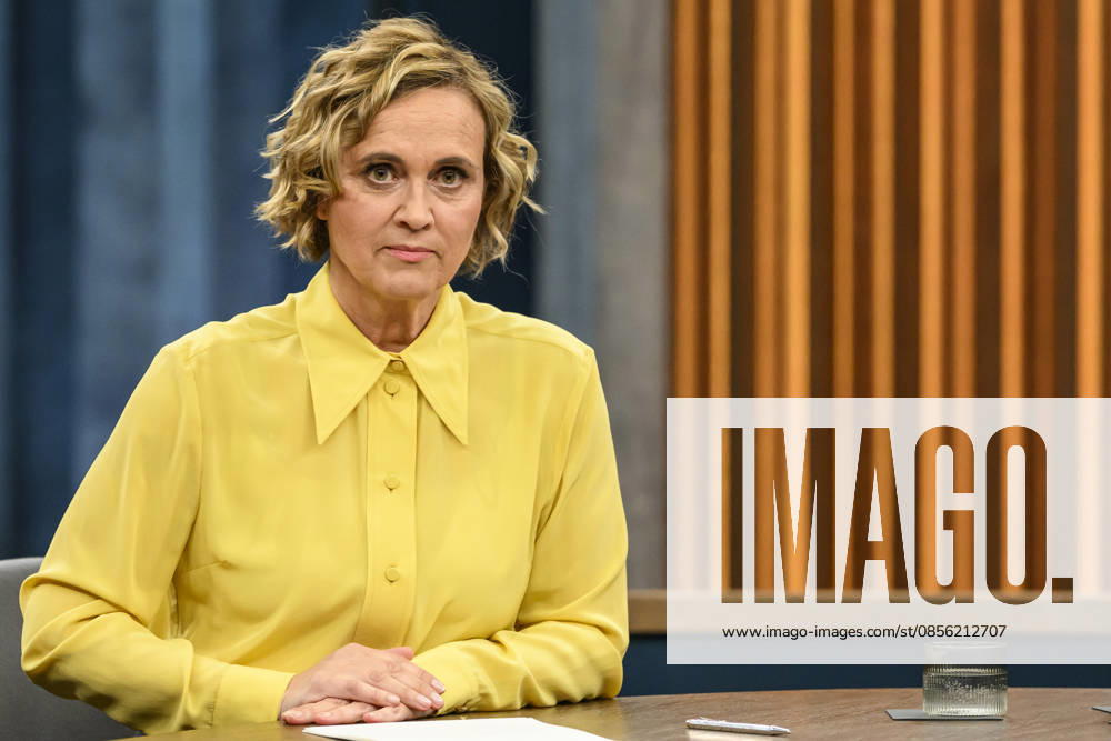 In the picture from l Caren Miosga, GER, Berlin, Studio, guest of Caren Miosga, Polittalk, TV, format, recording, Das Erste, from Adlershof at Studio 20, topic How does the SPD want to regain trust, Ms. Schwesig 10 05 2026