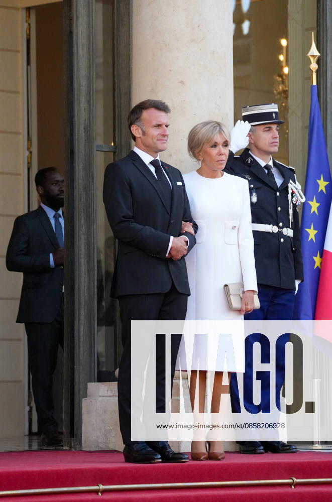 President Emmanuel Macron, Brigitte Macron The French presidential couple will host the President of Rwanda and his wife at the Élysée Palace in Paris for a state dinner on 2 June 2026 Anne Sophie Guebey Bestimage The French presidential couple will host the President of Rwanda and his wife at the Élysée Palace in Paris for a state dinner on 2 June 2026 Paris France